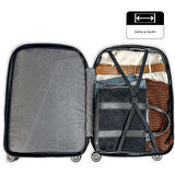 ABS Piramit Canyon Serisi Valiz, Mint - Kabin Boy&Orta Boy