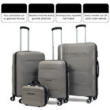 Lucas Polipropilen Kırılmaz Valiz, Orta Boy