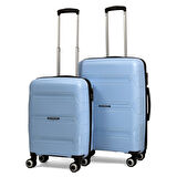 Lucas Polipropilen Kırılmaz Valiz, Kabin Boy&Orta Boy