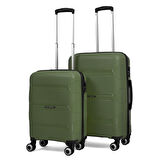 Lucas Polipropilen Kırılmaz Valiz, Kabin Boy&Orta Boy