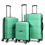 Lucas Polipropilen Kırılmaz Valiz, 3'lü Set
