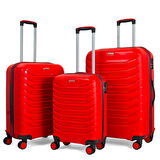 Lora PP (Polipropilen) Kırılmaz Valiz, 3'lü Set