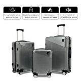 Venüs Aurora PC Valiz, Bordo - Kabin Boy&Büyük Boy