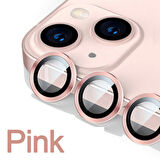 SKV MOBILE Iphone 14 Pro / 14 Pro Max Uyumlu  Pembe  Kamera Koruyucu Lens Koruyucu