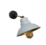 Rsylight Retro Rustik Metal Dekoratif Koridor - Mutfak Duvar Beyaz Aplik 