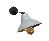 Rsylight Retro Rustik Metal Dekoratif Koridor - Mutfak Duvar Beyaz Aplik 