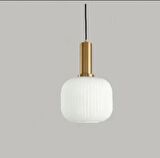 Rsylight Rustik Dekoratif Metal Modern Eskitme Opal Beyaz Camlı Tekli  Avize 