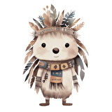 Kirpi Duvar Stickerı