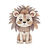 Aslan Yavrusu Duvar Stickerı