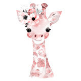 Zürafa Duvar Stickerı