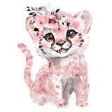 Pembe Leopar Duvar Stickerı