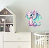 Sevimli Ejder Sticker 3
