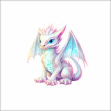 Sevimli Ejder Sticker 6