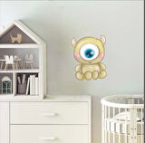 Sarı Canavar Bebek Stickerı