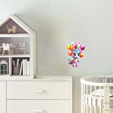 Balonlu Unicorn Duvar Sticker'ı