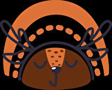 Gökkuşağının Altında Uyuyan Geyik