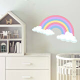 Bulutlar ve Gökkuşağı Sticker