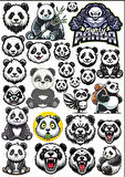 Panda Sticker Set 5