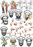 Aşçı Sticker Set