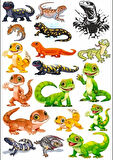 İguana Sticker Set