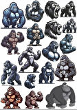 Goril Sticker Set