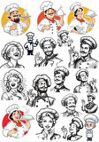 Aşçı Sticker Set