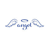 Angel Sticker 17x17 Cm Mavi
