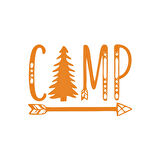 Camp Sticker 17x17 Cm Turuncu