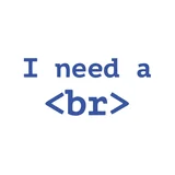 İ need BR Sticker 17x17 Cm Mavi