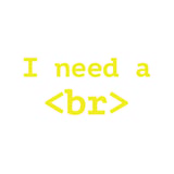 İ need BR Sticker 17x17 Cm Sarı