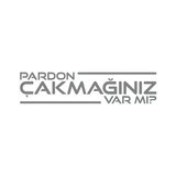 Pardon Çakmağınız var mı Sticker 17x17 Cm Gri