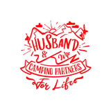 Husband Sticker 17x17 Cm Kırmızı