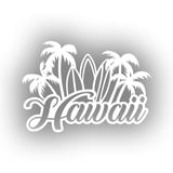 Hawaii Sticker 17x17 Cm Beyaz