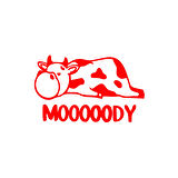 Moody Sticker 17x17 Cm Kırmızı