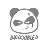 Kötü Panda Sticker 17x17 Cm Gri