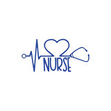 Nurse Araba Sticker 17x17 Cm Mavi