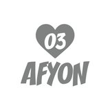 Kalpli 03 Afyon Araba Sticker 17x17 Cm Gri