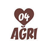 Kalpli 04 Ağrı Araba Sticker 17x17 Cm Kahverengi