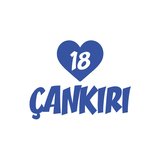 Kalpli 18 Çankırı Araba Sticker 17x17 Cm Mavi