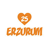 Kalpli 25 Erzurum Araba Sticker  17x17 Cm Turuncu