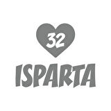 Kalpli 32 Isparta Araba Sticker 17x17 Cm Gri