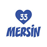 Kalpli 33 Mersin Araba Sticker 17x17 Cm Mavi