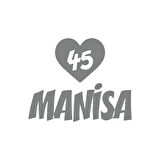 Kalpli 45 Manisa Araba Sticker 17x17 Cm Gri