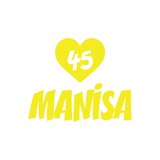 Kalpli 45 Manisa Araba Sticker 17x17 Cm Sarı
