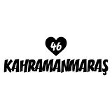 Kalpli 46 Kahramanmaraş Araba Sticker 17x17 Cm Siyah