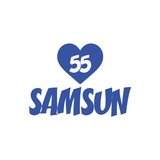 Kalpli 55 Samsun Araba Sticker 17x17 Cm Mavi