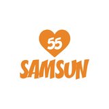 Kalpli 55 Samsun Araba Sticker 17x17 Cm Turuncu
