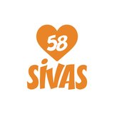 Kalpli 58 Sivas Araba Sticker 17x17 Cm Turuncu