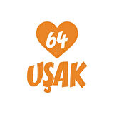 Kalpli 64 Uşak Araba Sticker 17x17 Cm Turuncu