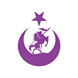 Akıncı ve Ay Yıldız Türk Bayrağı Araba Sticker 17x17 Cm Mor
